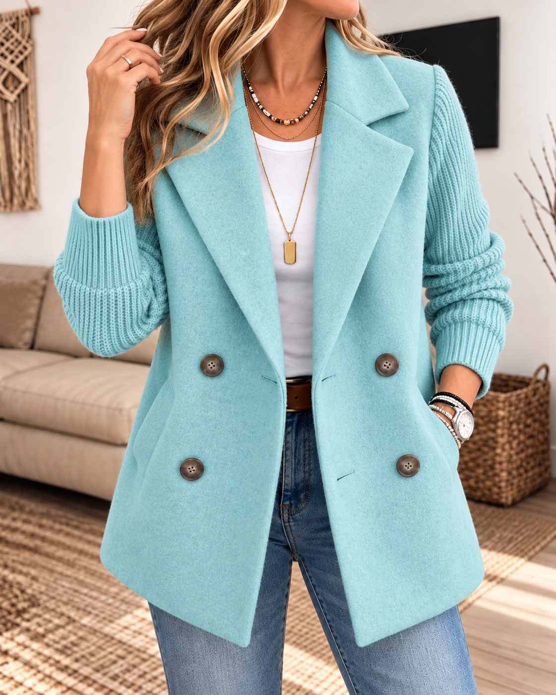 Chloé™ | Blazer Raffiné au Style Élégant