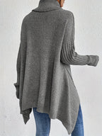 Léïna™ – Le Pull Col Montant Doux & Décontracté