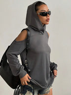 Camélia™ — Sweat élégant aux épaules ajourées