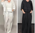 Noa | Ensemble Deux Pièces Minimaliste Ample