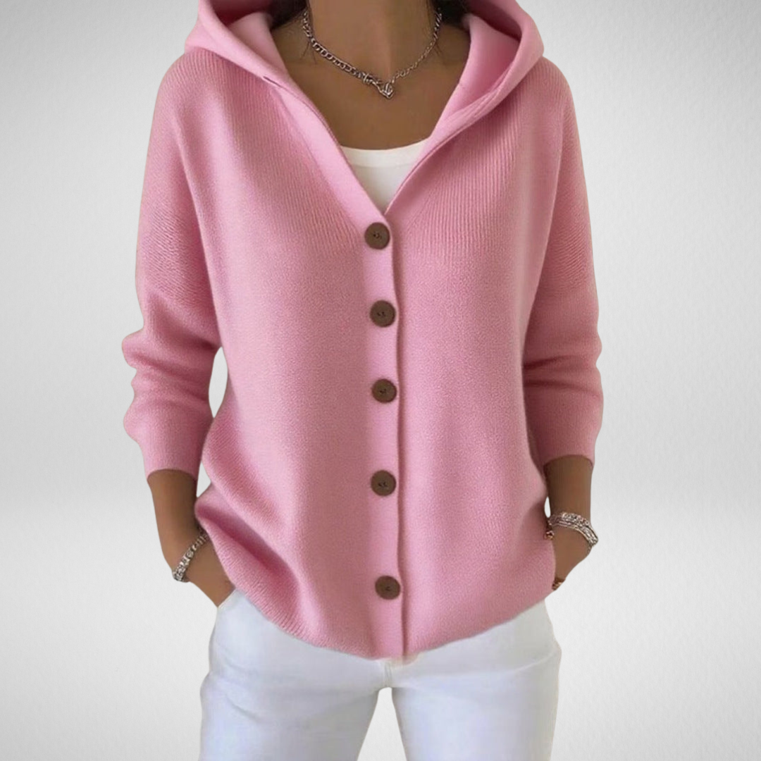 Maëva™ | Cardigan Élégant à Capuche