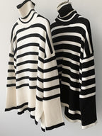 Éliane™ – Le Pull Rayé Élégance Décontractée