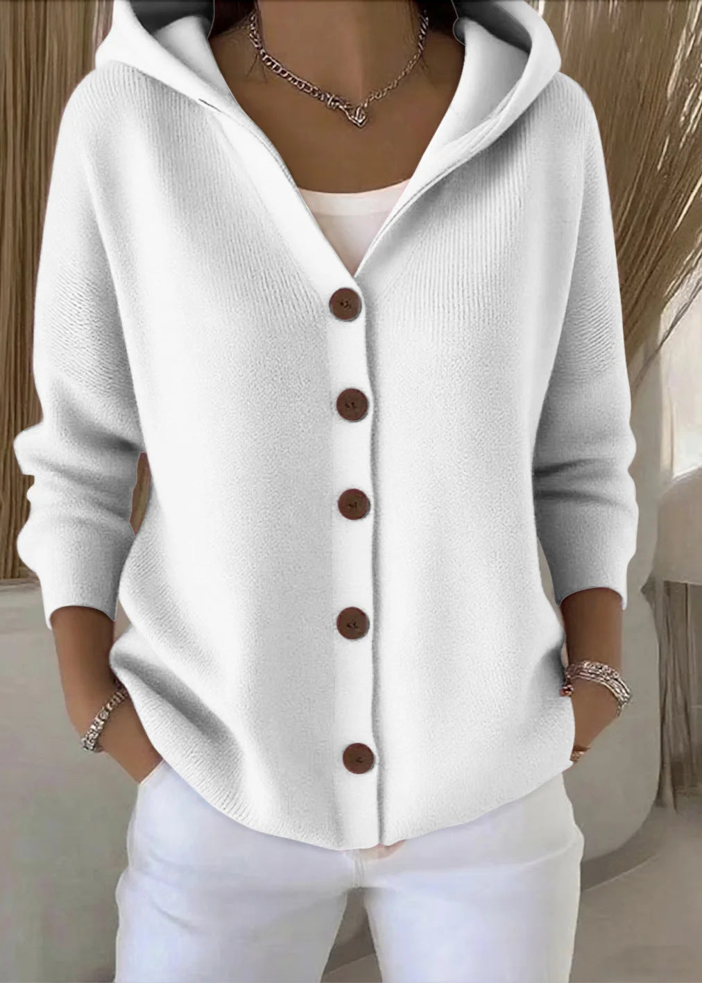Maëva™ | Cardigan Élégant à Capuche