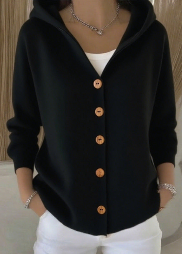 Maëva™ | Cardigan Élégant à Capuche