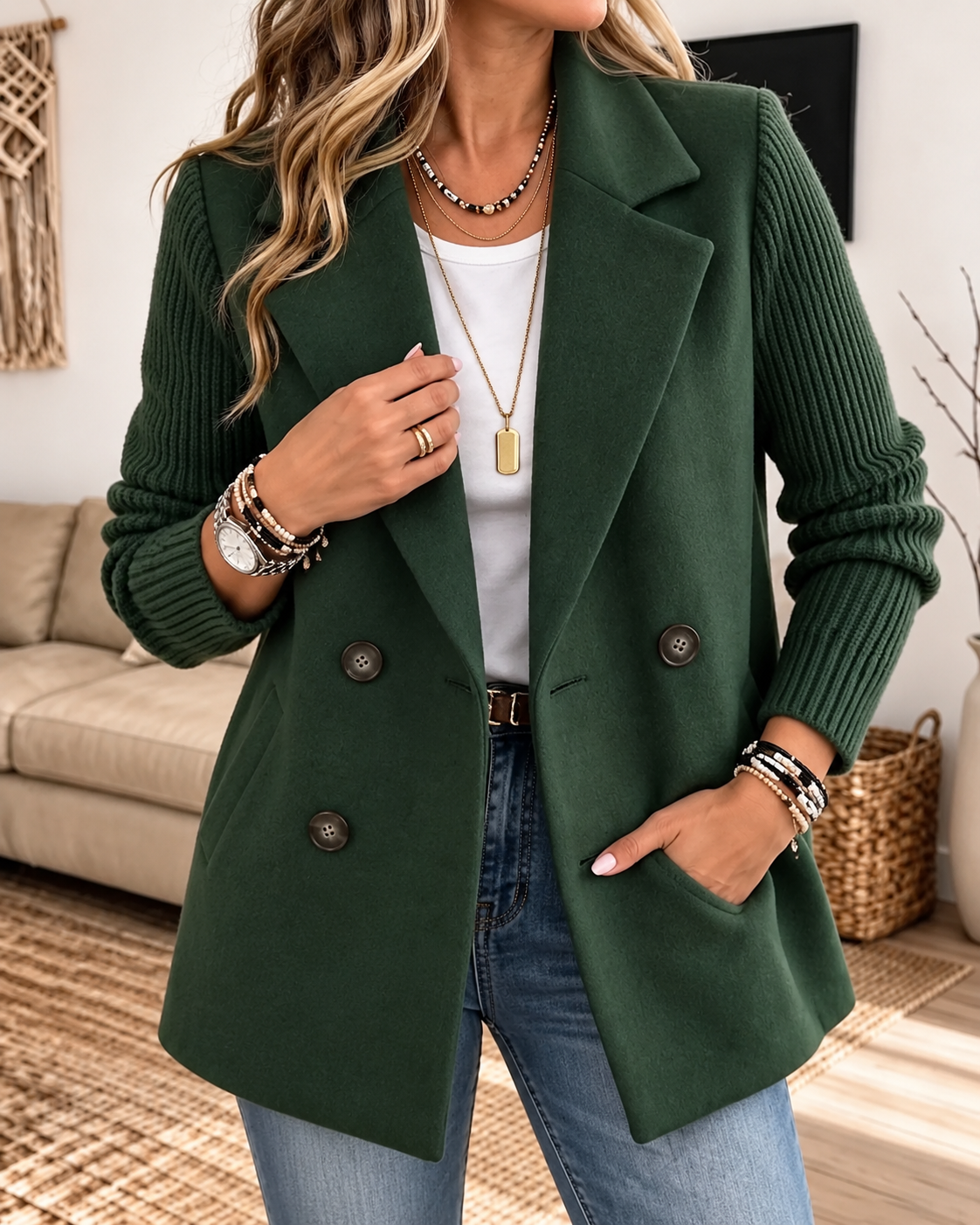 Chloé™ | Blazer Raffiné au Style Élégant