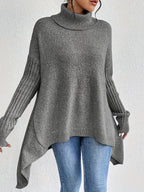 Léïna™ – Le Pull Col Montant Doux & Décontracté