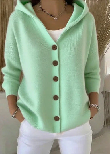 Maëva™ | Cardigan Élégant à Capuche