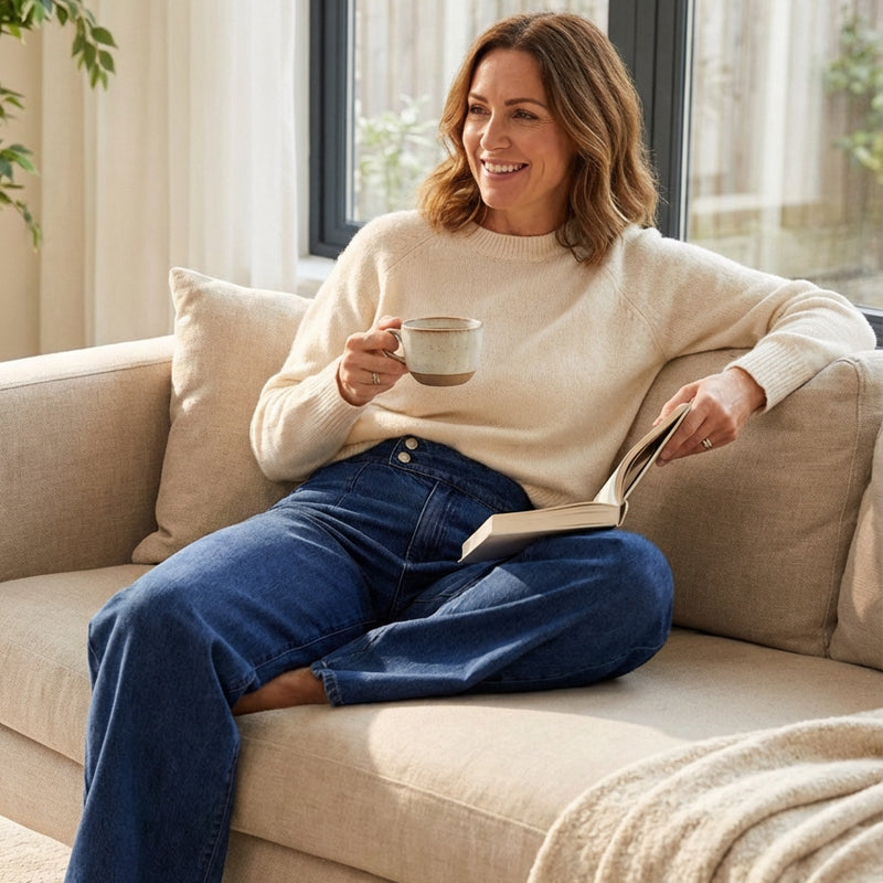 Adèle™ — Jean taille haute qui affine délicatement la silhouette